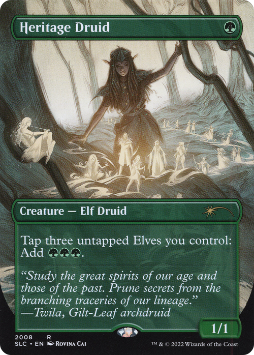 Heritage Druid (SLC-2008) - Secret Lair Countdown Kit (Borderless)