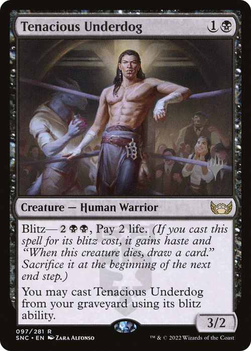 Tenacious Underdog (PPSNC-097) - Streets of New Capenna Promos