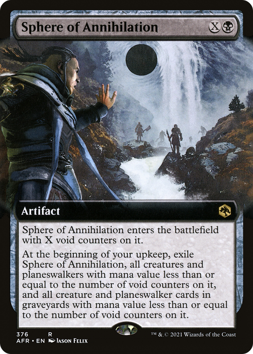 Sphere of Annihilation (Extended Art) (AFR-376) - Adventures in the Forgotten Realms: (Extended Art) Foil