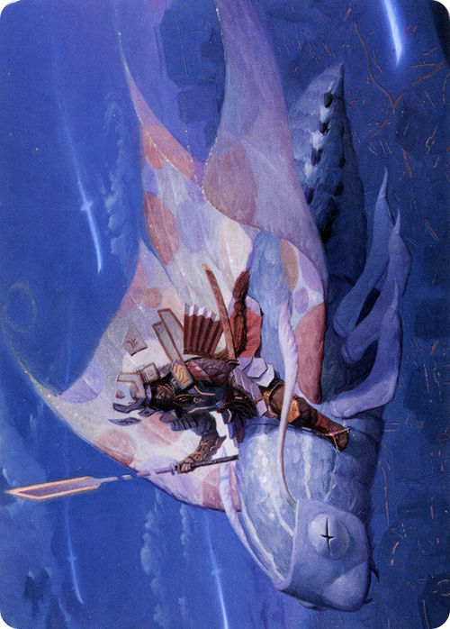 Sky-Blessed Samurai // Sky-Blessed Samurai (ANEO-019) - Neon Dynasty Art Series (Borderless)