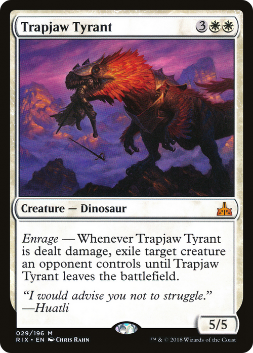 Trapjaw Tyrant (RIX-029) - Rivals of Ixalan