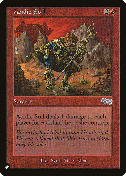 Acidic Soil (LIST-USG-172) - The List