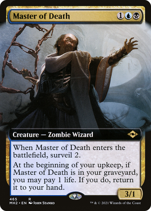 Master of Death (Extended Art) (MH2-465) - Modern Horizons 2: (Extended Art)