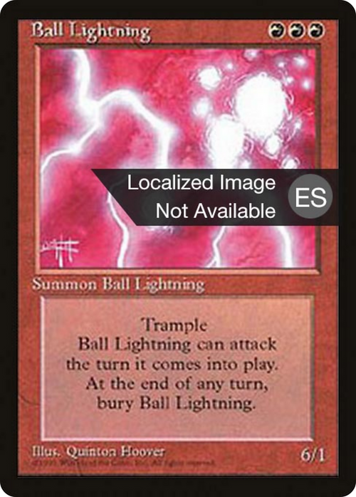 Ball Lightning (4BB-) - Fourth Edition Foreign Black Border