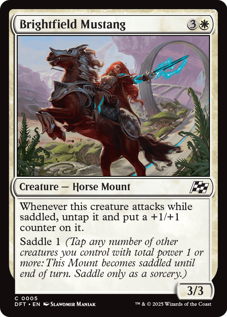 Brightfield Mustang (DFT-005) - Aetherdrift Foil