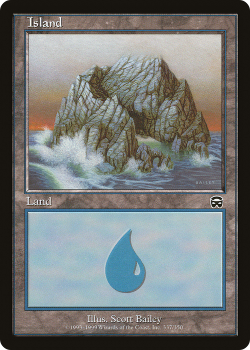 Island (337) (MMQ-337) - Mercadian Masques Foil