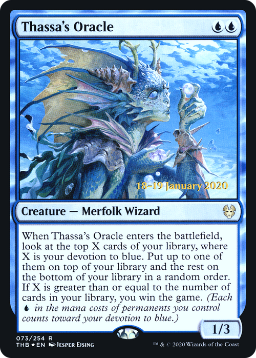 Thassa's Oracle (PRE-73S) - Theros Beyond Death Promos Foil