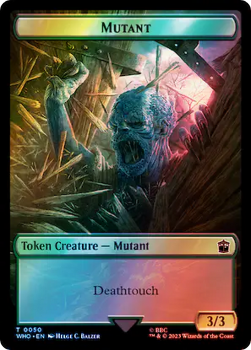 Mutant (TWHO-050) - Doctor Who Tokens Foil