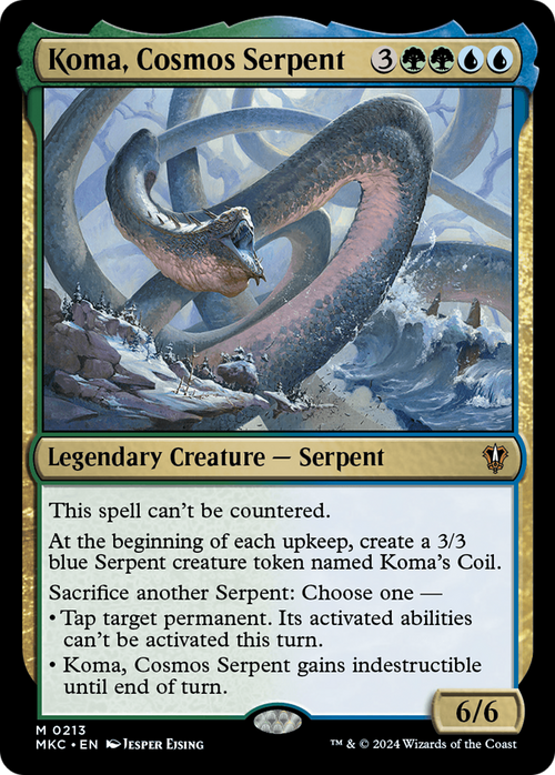Koma, Cosmos Serpent (MKC-213) - Murders at Karlov Manor Commander