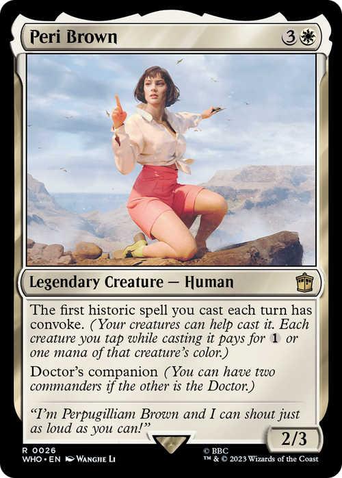 Peri Brown (WHO-026) - Doctor Who