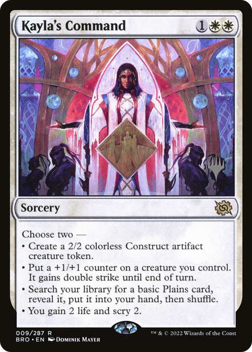 Kayla's Command (PPBRO-009) - The Brothers' War Promos Foil