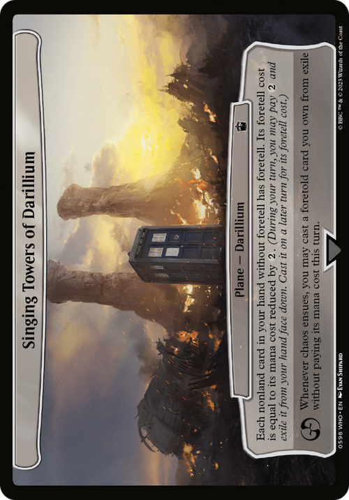 Singing Towers of Darillium (WHO-598) - Doctor Who
