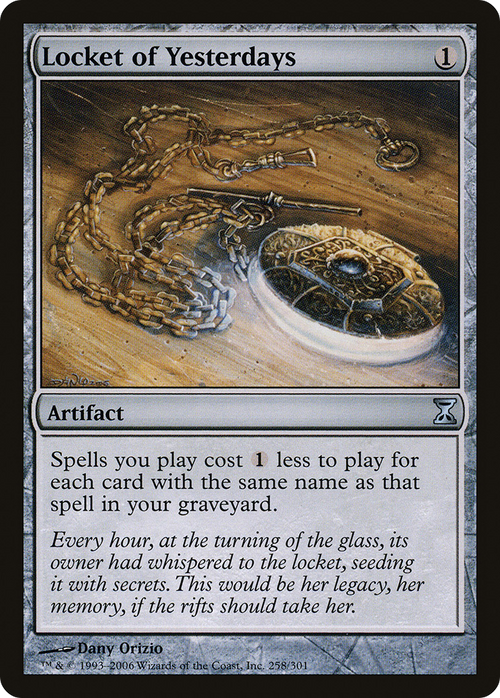 Locket of Yesterdays (TSP-258) - Time Spiral