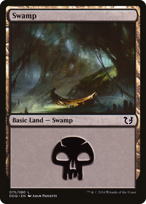 Swamp (075) (DDQ-075) - Duel Decks: Blessed vs. Cursed