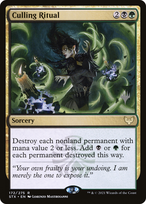 Culling Ritual (PPSTX-172P) - Strixhaven: School of Mages Promos Foil