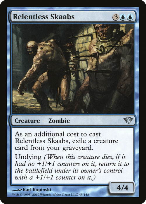 Relentless Skaabs (DKA-045) - Dark Ascension Foil