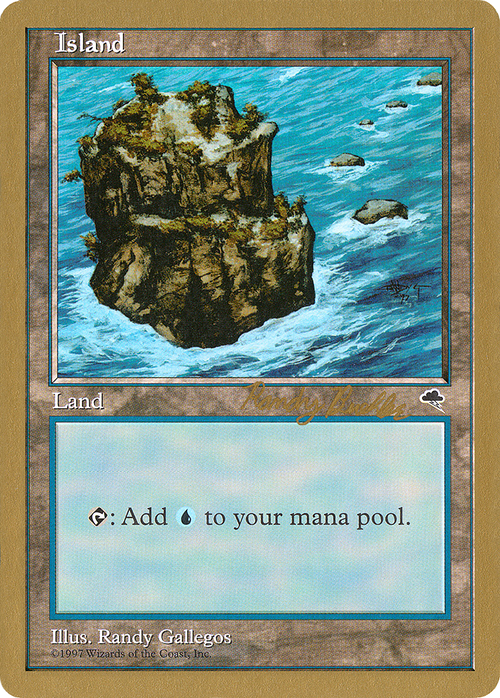 Island (Rocky Path) - 1998 Randy Buehler (TMP) (WCD-) - World Championship Decks 1998