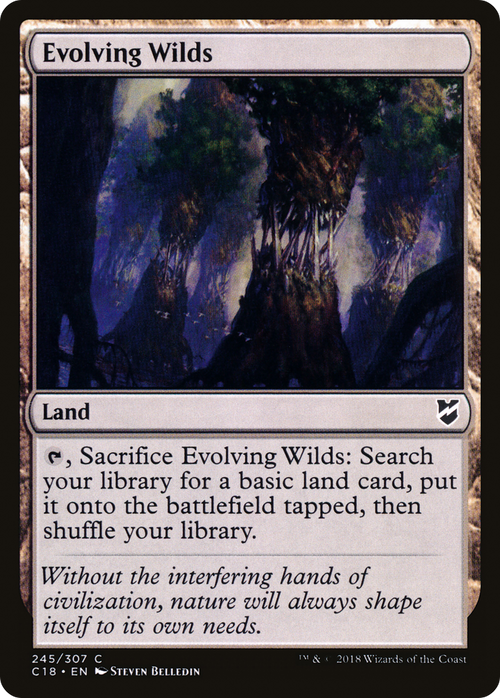 Evolving Wilds (C18-245) - Commander 2018