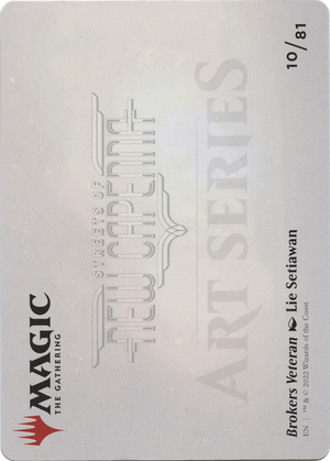 Brokers Veteran // Brokers Veteran (ASNC-010) - New Capenna Art Series (Borderless)