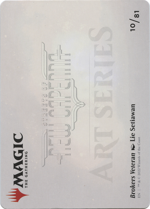 Brokers Veteran // Brokers Veteran (ASNC-010) - New Capenna Art Series (Borderless)