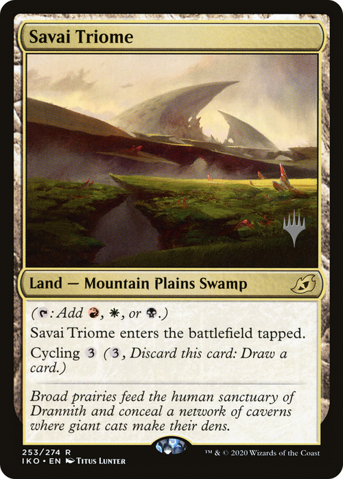 Savai Triome (PPIKO-253P) - Ikoria: Lair of Behemoths Promos Foil