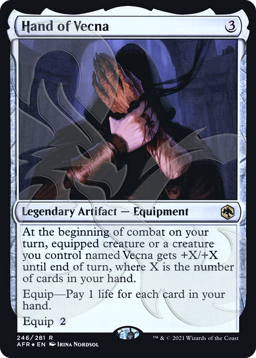 Hand of Vecna (AFR&-246A) - Adventures in the Forgotten Realms Promos Foil