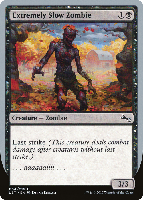 Extremely Slow Zombie (B) (UST-54B) - Unstable Foil