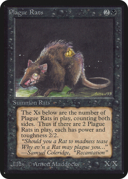 Plague Rats (LEA-) - Limited Edition Alpha