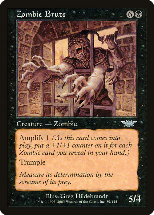 Zombie Brute (LGN-087) - Legions Foil