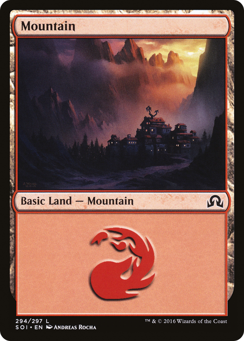 Mountain (SOI-294) - Shadows over Innistrad Foil