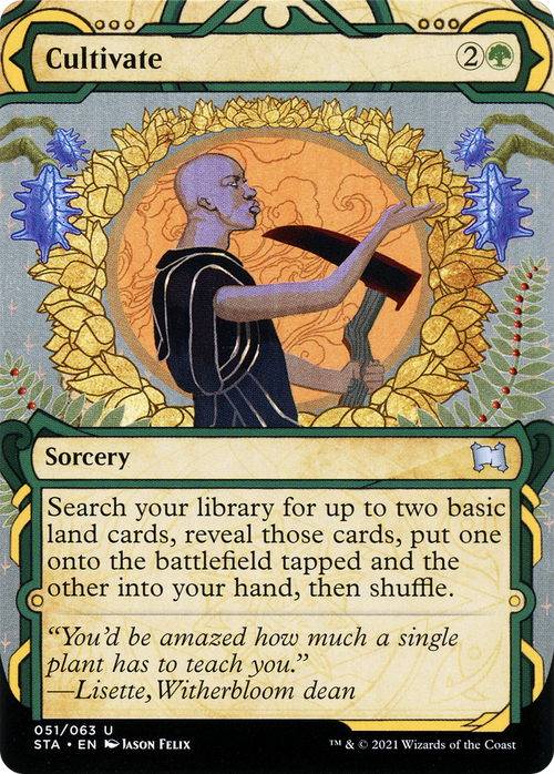 Cultivate (STA-051) - Strixhaven Mystical Archive: (Showcase) (Borderless)