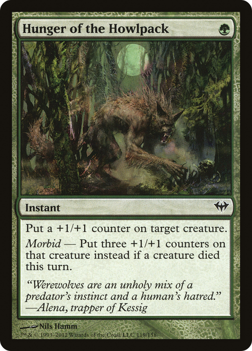 Hunger of the Howlpack (DKA-119) - Dark Ascension