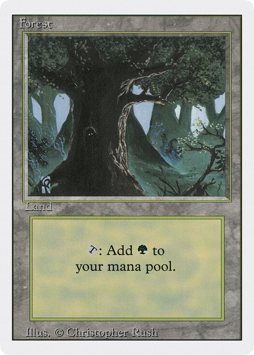 Forest (C) (3ED-285) - Revised Edition