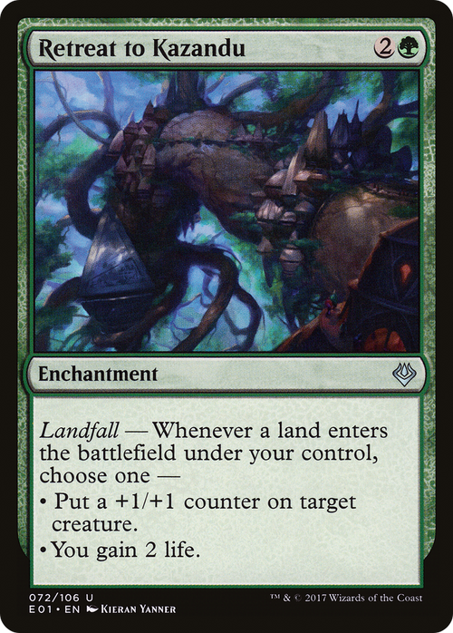 Retreat to Kazandu (AC2-072) - Archenemy: Nicol Bolas
