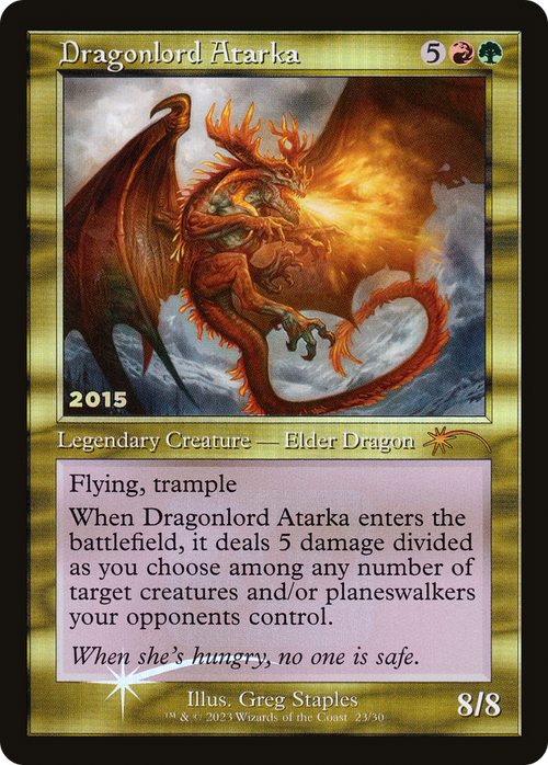 Dragonlord Atarka (30A-P-023) - 30th Anniversary Play Promos Foil
