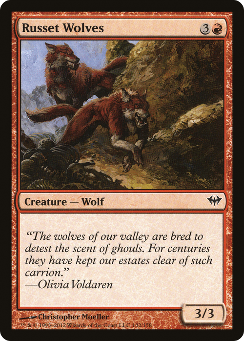 Russet Wolves (DKA-102) - Dark Ascension