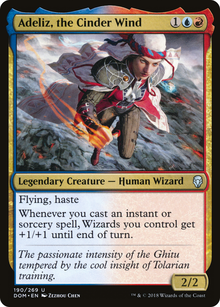Adeliz, the Cinder Wind (DOM-190) - Dominaria Foil