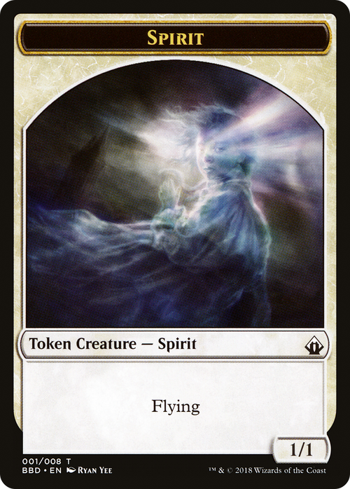 Spirit Token (BBD-001) - Battlebond Tokens