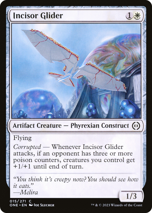 Incisor Glider (ONE-015) - Phyrexia: All Will Be One Foil