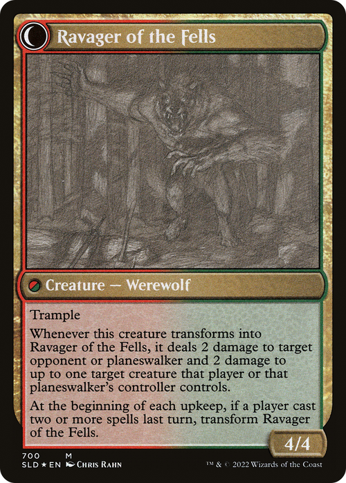 Huntmaster of the Fells (Sketch Showcase) (SLD-700) - Secret Lair Drop Foil