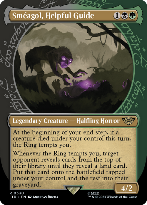 Smeagol, Helpful Guide (Showcase) (LTR-330) - The Lord of the Rings: Tales of Middle-earth: (Showcase) (Borderless)