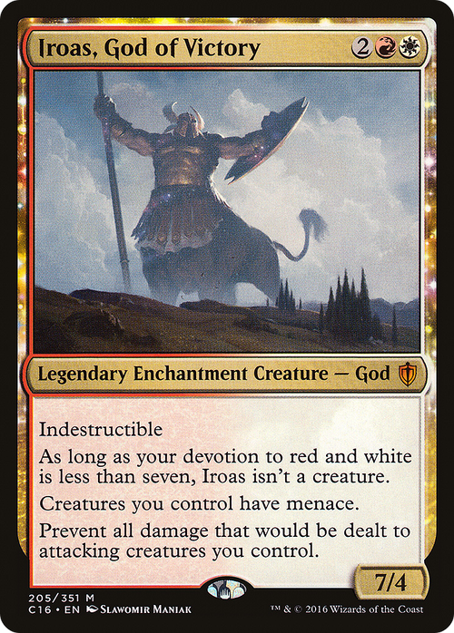 Iroas, God of Victory (C16-205) - Commander 2016: (enchantment)