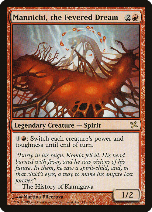 Mannichi, the Fevered Dream (BOK-112) - Betrayers of Kamigawa