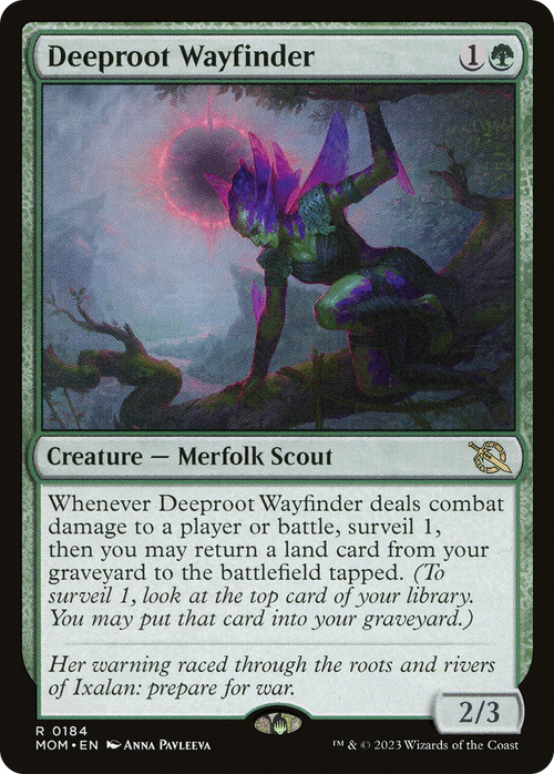 Deeproot Wayfinder (MOM-184) - March of the Machine Foil