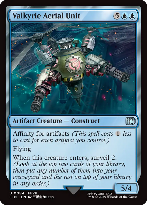 Valkyrie Aerial Unit (FIN-084) - FINAL FANTASY Foil