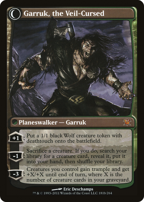 Garruk Relentless (ISD-181) - Innistrad: (Double Faced Transform)