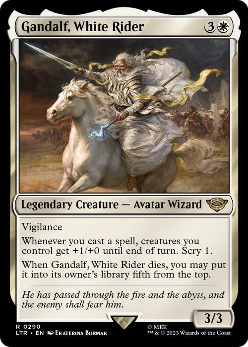 Gandalf, White Rider (LTR-290) - The Lord of the Rings: Tales of Middle-earth