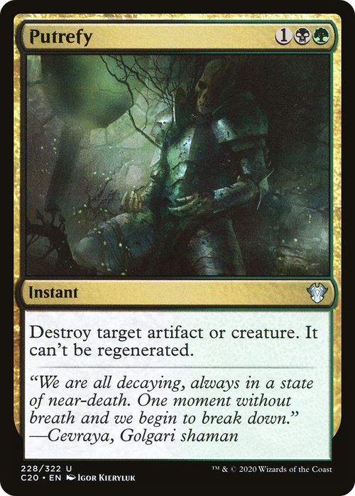 Putrefy (C20-228) - Commander 2020