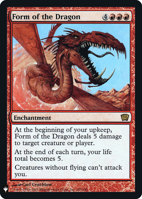 Form of the Dragon (LIST-9ED-187) - The List Foil