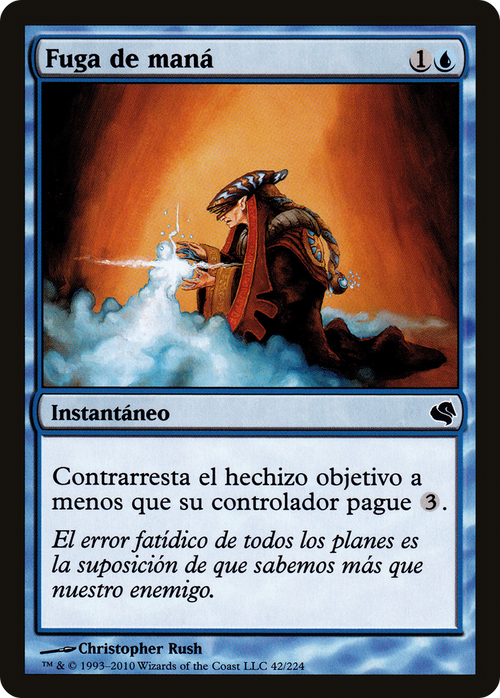 Mana Leak (Spanish) - "Fuga de mana" (PS11-042) - Salvat 2011